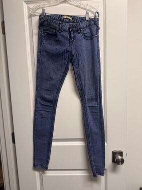 Free People Blue Slim Stretch Jeans
